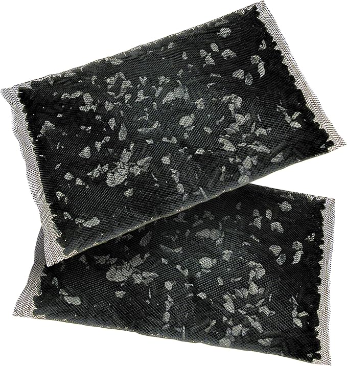 Penn-Plax Cascade Pro-Carb Z Filt-A-Pack, 2 Pack - Mixed Carbon & Zeolite Aquarium Canister Filter Media Bags - Pre-Bagged Nylon Mesh Replacement for Cascade, Freshwater & Saltwater Tanks - 8 Ounce