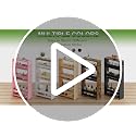 MARTY Slim Rolling Storage Cart 7.9" W Laundry Cart - Image 8