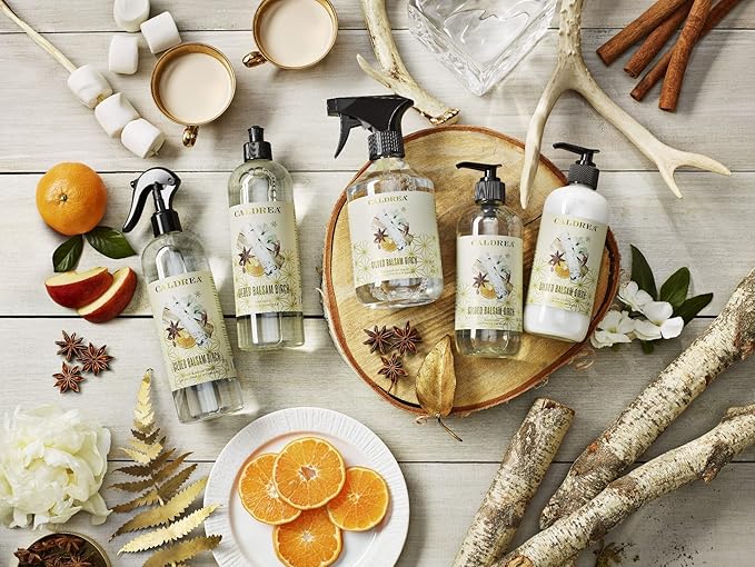 Caldrea Multi-surface CounterTop Spray Cleaner, Made With Vegetable Protein Extract, Gilded Balsam Birch Scent, 16 Oz