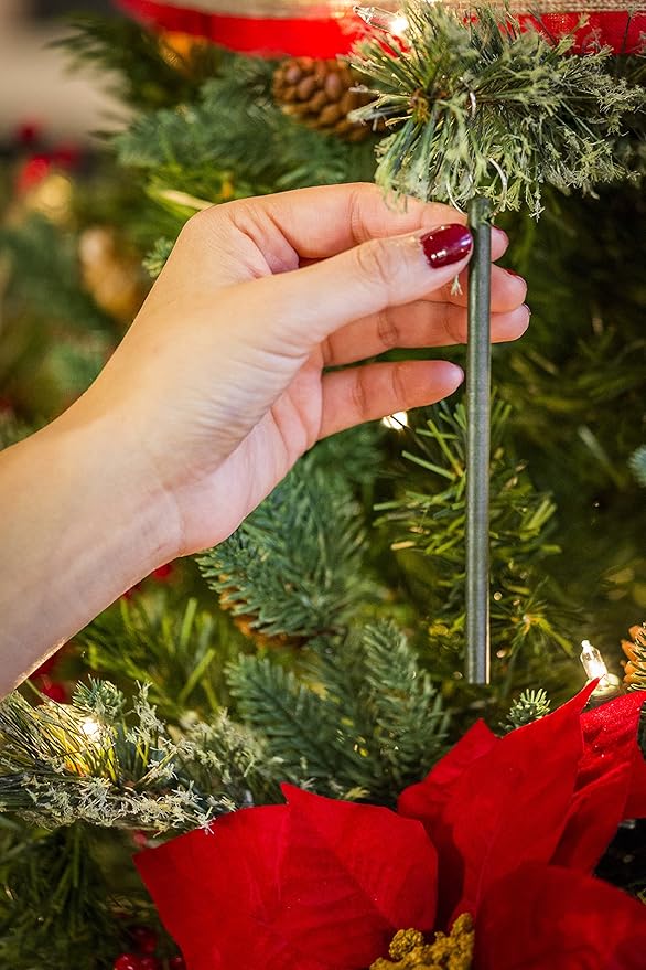 Scentsicles Two Dashes of Cinnamon Scented Christmas Ornaments with Hooks - 2 Bottles (12 Sticks Total)