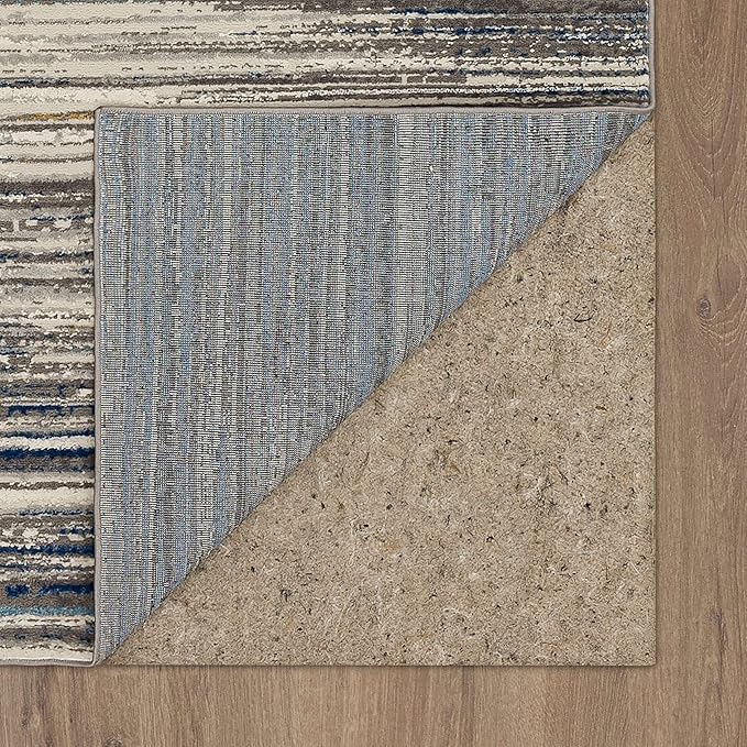 Mohawk Home Nexus Modern Contemporary Abstract Gray 3' 11" x 6' Area Rug Perfect for Living Room, Dining Room, Office