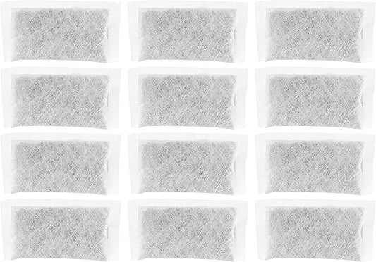 Nispira Replacement Activated Charcoal Water Filter Sachets Compatible with Megahome CO-Z Other Countertop Water Distiller, 12 packs
