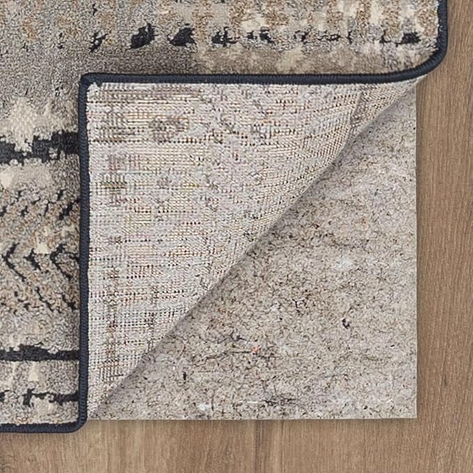 Mohawk Home Dutton Modern Abstract Stripe Gray 2' 1" x 7' 6" Area Rug Perfect for Kitchen, Living Room, Dining Room