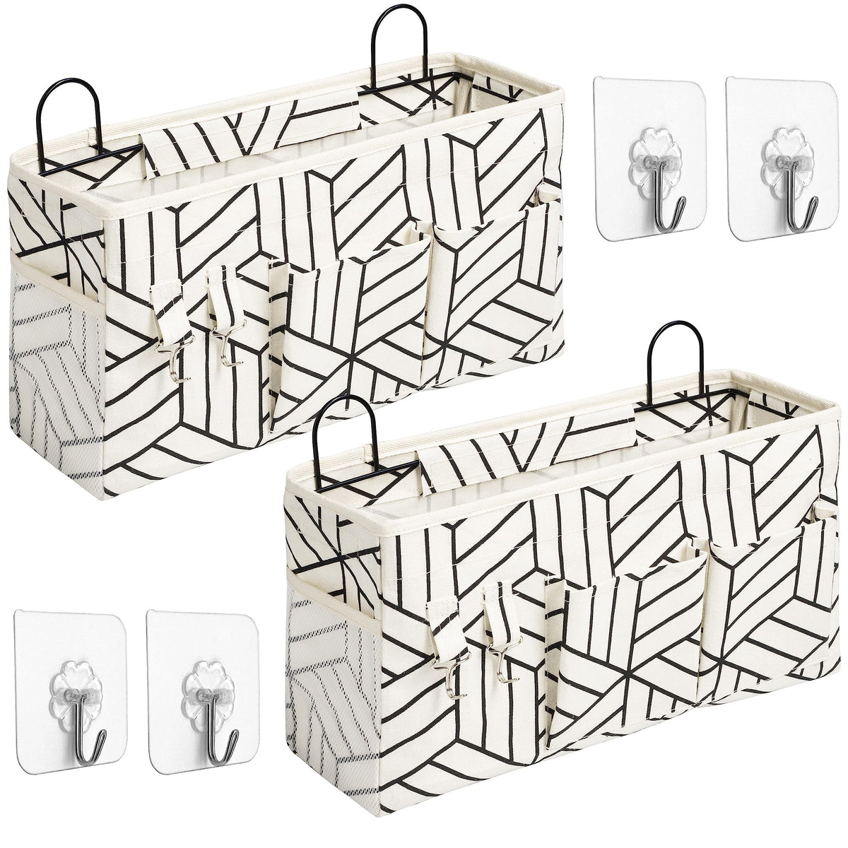2pcs Large Wall Hanging Storage Bag, Door Closet Lin | All Products - Image 1