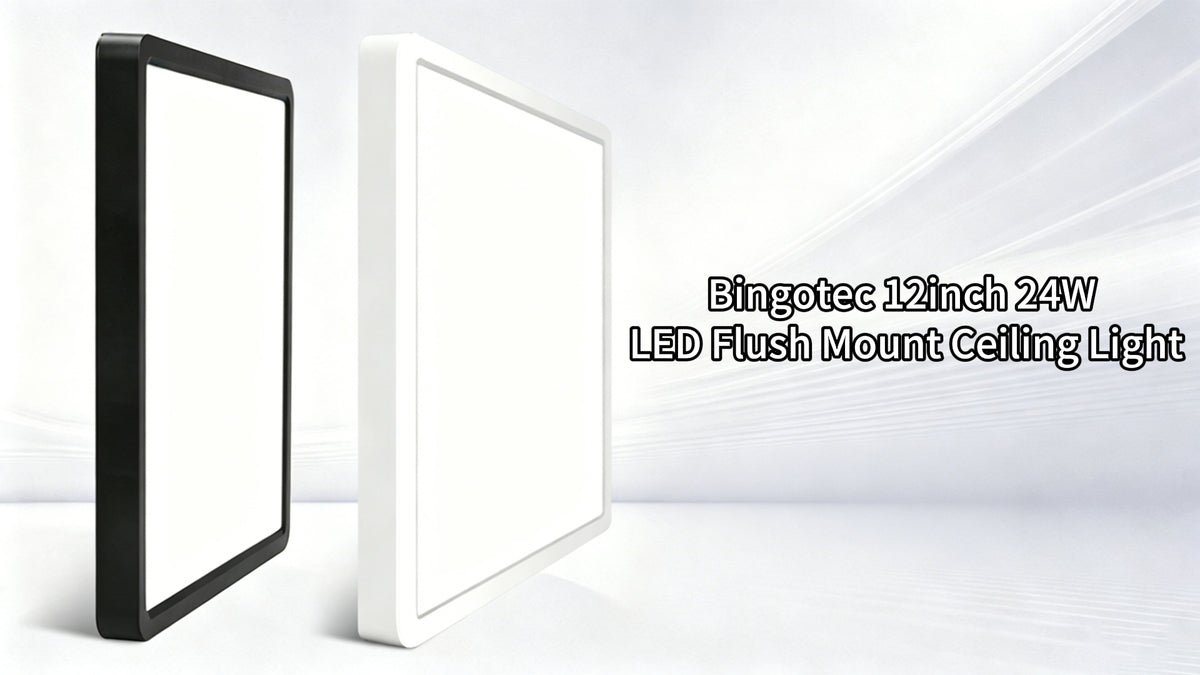 LED Flush Mount Ceiling Light Fixture, 5000K Daylight White - Image 8