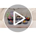 Small Shelf Storage Baskets for Organizing, 6 Pack Round Cotton - Image 8