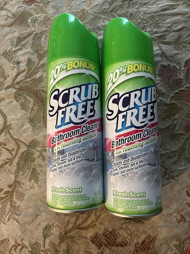 Scrub Free Bathroom Cleaner Fresh Scented - 12Oz (2 Pack)