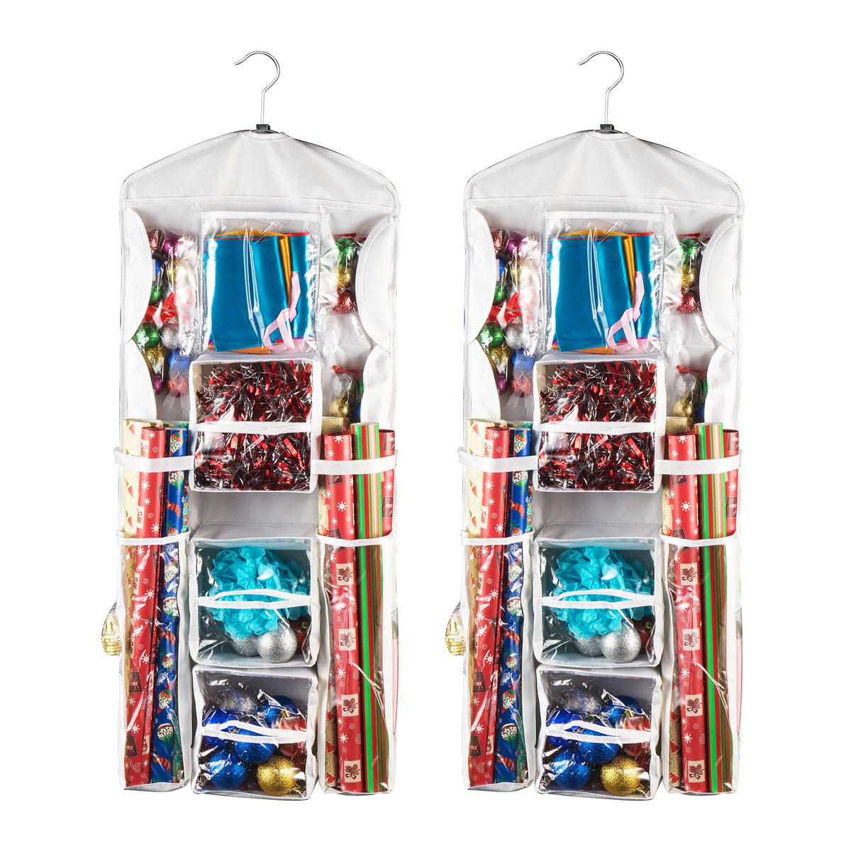 Wrapping Paper Storage Organizers- 2 Pack- Dual Sided - Image 1