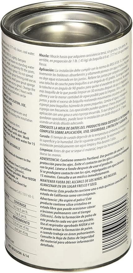 Custom Building Product WDG1 1lb White Non-Sanded Tile Grout
