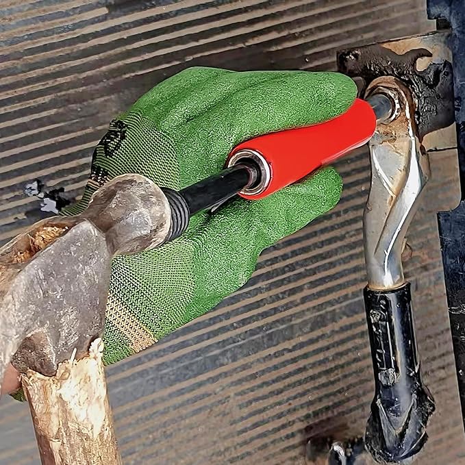 Grease Fitting Cleaning Tool, Grease Zerk Cleaner, Zerk Fitting Cleaning Tool, Easy Clean and Flush Out Old Dried Grease with Hydraulic Pressure & Penetrating Oil for Zerks Pins Shafts Bushings Joints