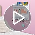 Bedside Wall Organizer, Wall Mount Self Stick On - Image 8