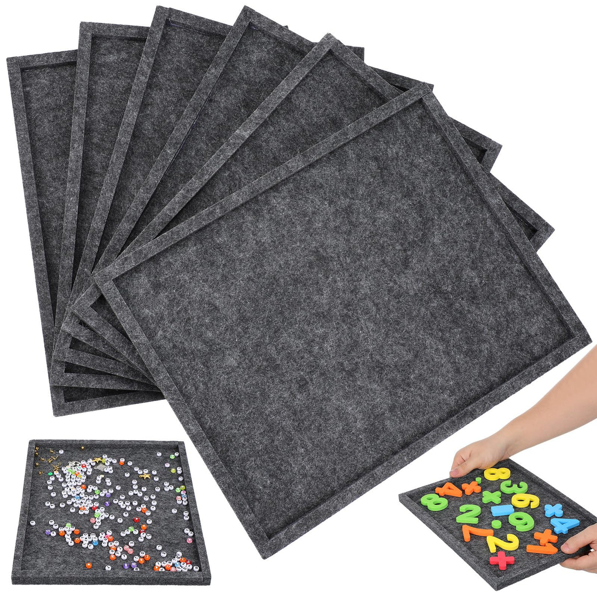Sewroro Puzzle Sorting Tray Felt for 1000-piece Puzzles 6pcs/Set - Image 1