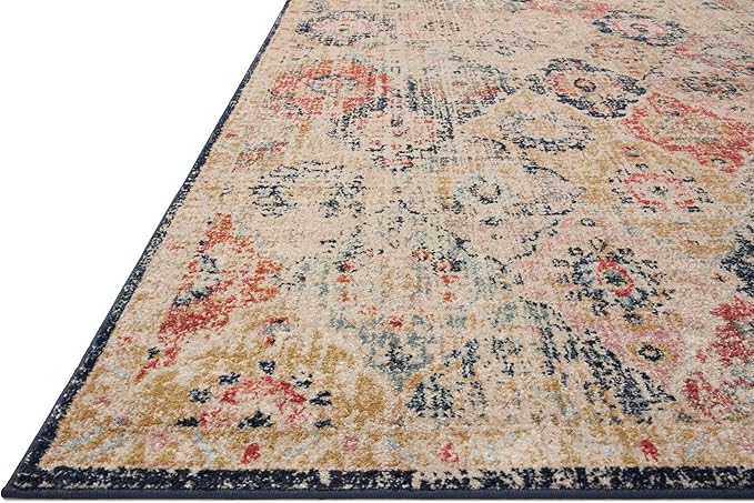 Loloi Jocelyn Collection JOC-07 Khaki/Multi 9'-6" x 12'-6" .38" Thick Area Rug