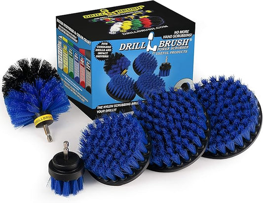 Boat Brush Scrubbing Accessories - Aquatic Cleaning Supplies - Boat Hull Cleaning Brush Set - Barnacle Remover - Boat Deck Brush - Tank Cleaning Tool Set - Fish Tank Scrubbing Brush - Boat Brush Set