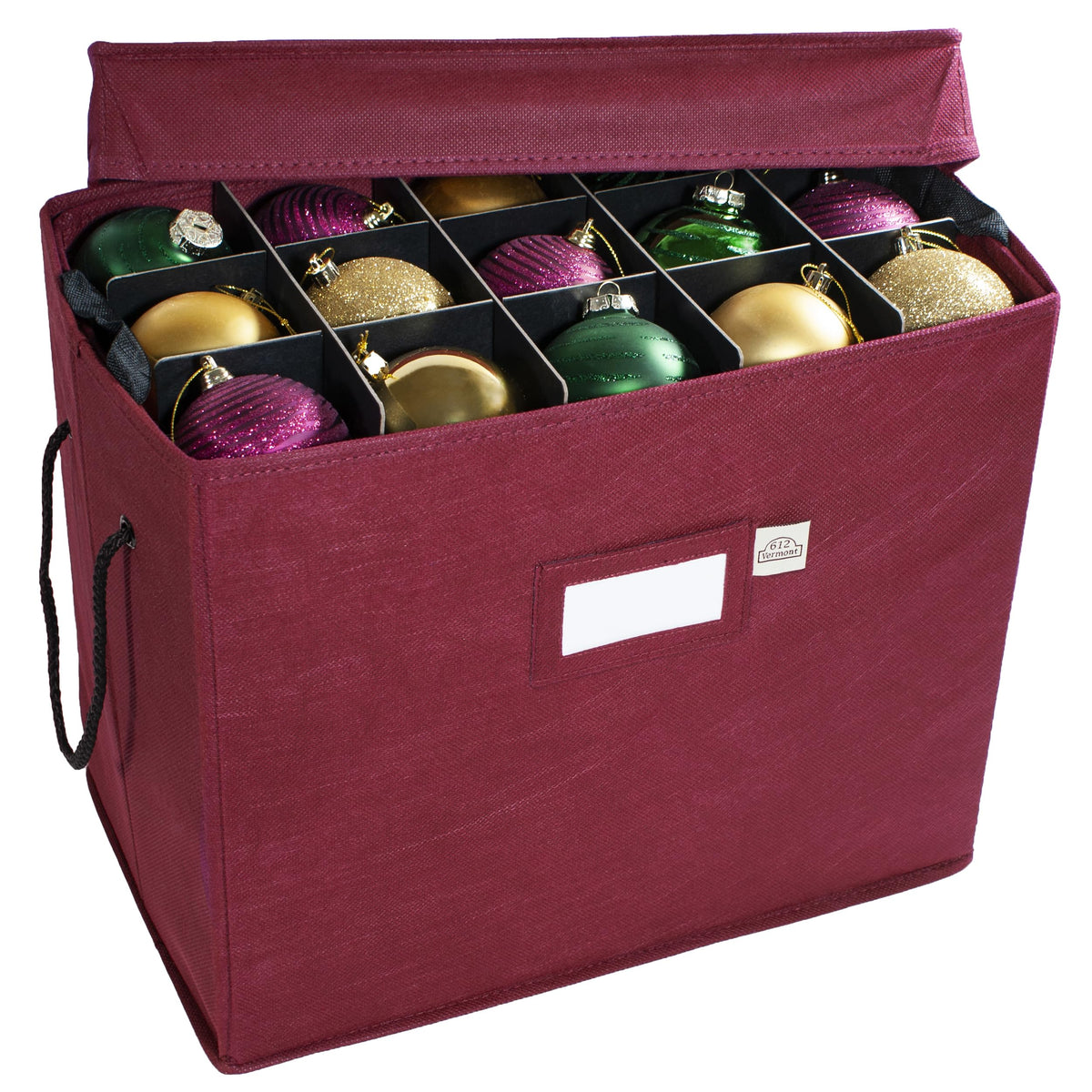 Christmas Ornament Storage Box, Holds 60-3 Inch Ornaments - Image 1