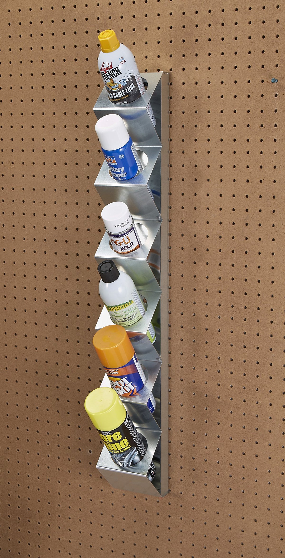 Sporty's Vertical Space Saving Aerosol Spray Paint Can Storage - Image 1