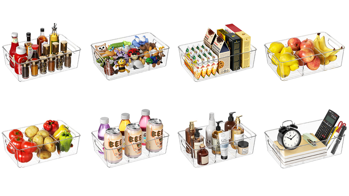 Mpotmiy 8-Pack Pantry Organizers and Storage, Clear | All Products - Image 8