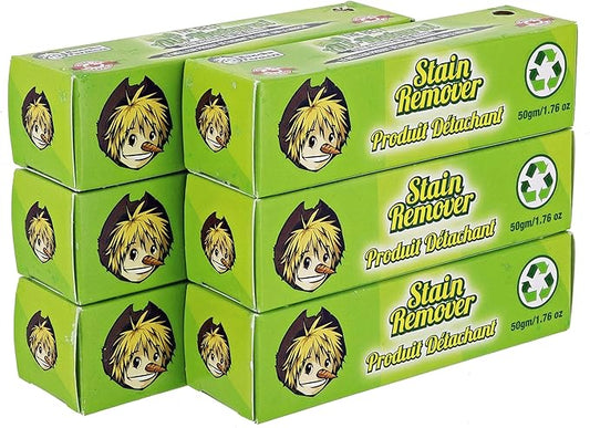 BunchaFarmers All Natural 100% Biodegradable Environmentally Friendly Stain Remover Stick Made in Canada (6 Pack)