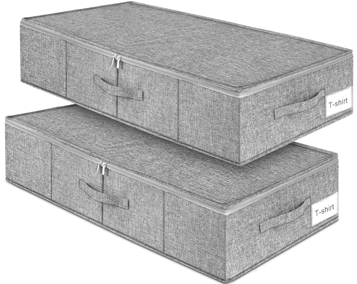 punemi 6.7 in Tall Sturdy Under Bed Storage Containers with Lid - Image 1