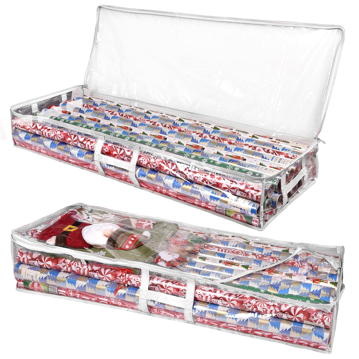 Wrapping Paper Storage Containers | Gift Wrap Organizer - Image 1