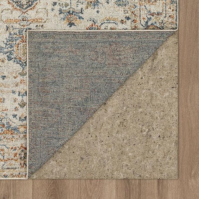 Mohawk Home Daphne Floral Ornamental Cream 2' 11" x 5' Area Rug Perfect for Living Room, Dining Room, Office