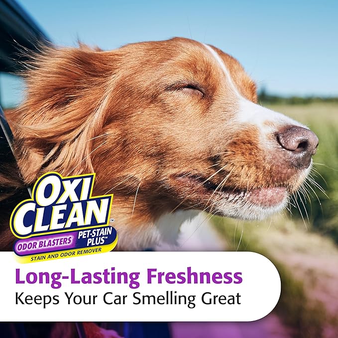 OxiClean 57214OC Pet Stain Plus, Stain and Odor Remover with Odor Blasters