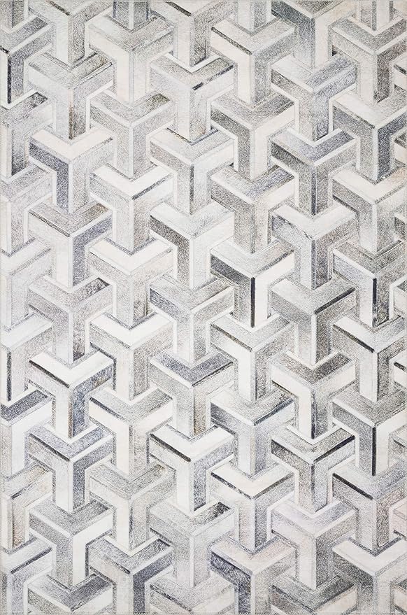Loloi Maddox Collection MAD-05 Silver/Ivory 2'-3" x 3'-9" Accent Rug