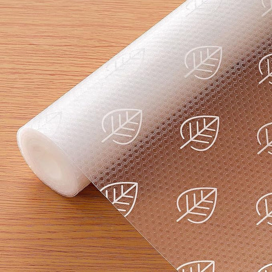 Cooyes Shelf Liner Drawer Liners, Shelf Liners for Kitchen Cabinets, Non-Adhesive Cabinet Liner, EVA Waterproof Non-Slip Refrigerator Liners for Kitchen Drawers（11.8" W x 118" L）