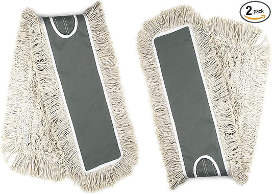 2 Pack of 36 Cotton Refills for Industrial Class Floor Dust mop Series Can be fit with Others (2 Pack of 36 Cotton Refill)