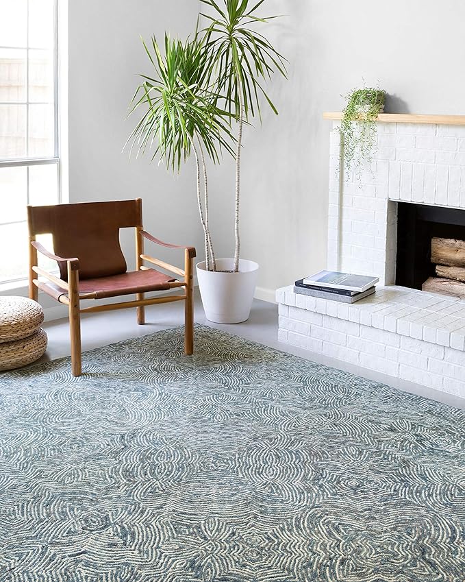 Loloi II Ziva Collection ZV-04 Denim 2'-3" x 3'-9" Accent Rug