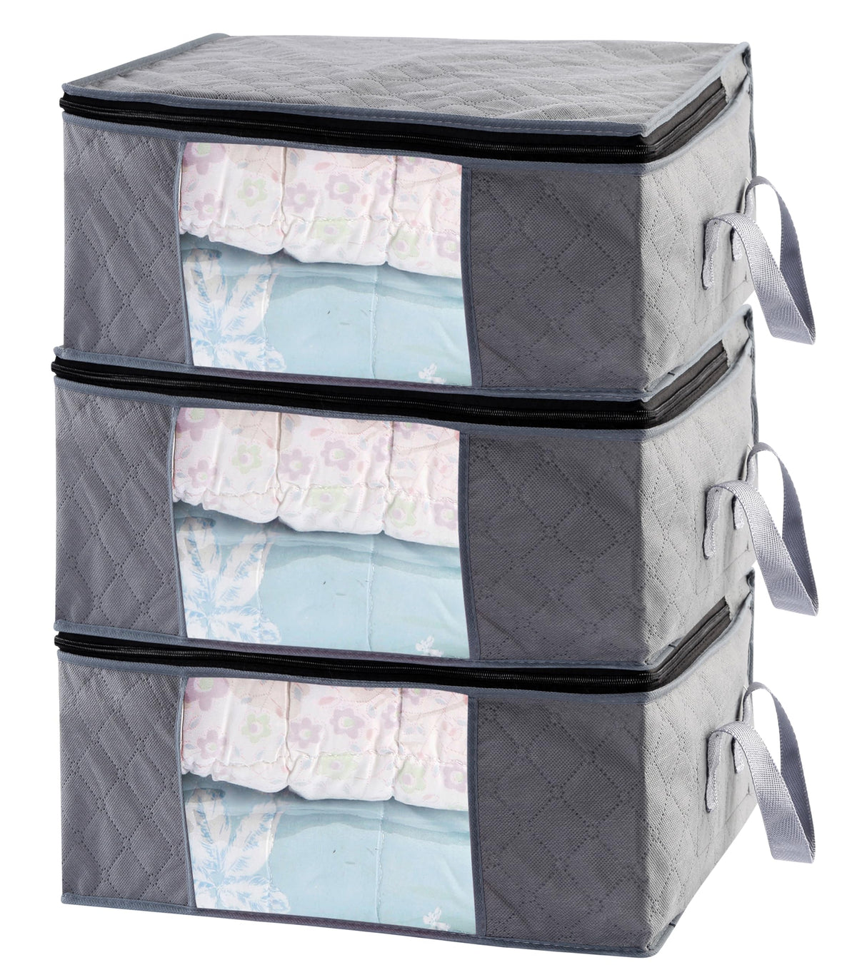 Storage Clothes Bins Closet Bags - 35L Containers Organizer Boxes - Image 1