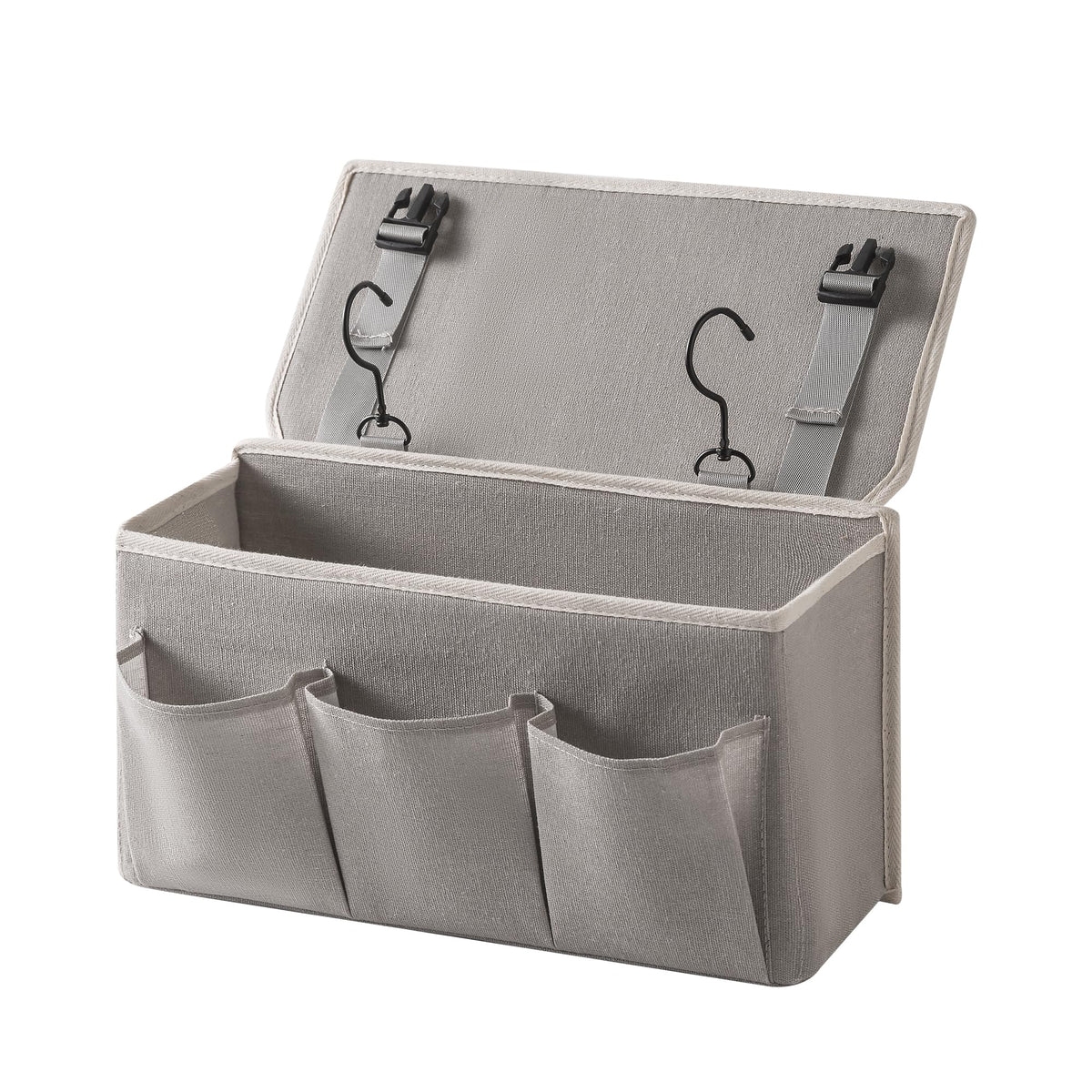 Bedside Caddy/Bedside Storage Organizer Hanging Bag with Three - Image 1