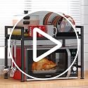 PUSDON Expandable Microwave Oven Rack, 2-Tier Counte | All Products - Image 8