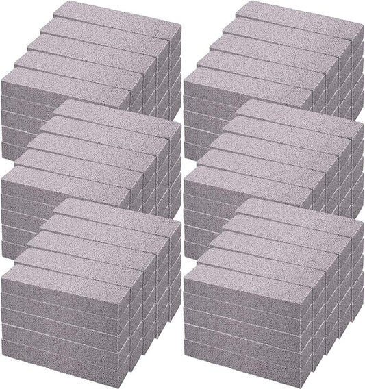 Chinco 150 Packs Pumice Stick for Cheaning, Pumice Scouring Stone Pad Removing Stain Grime Without Leaving Scratches for Kitchen Oven Stove Home Bathroom Toilet Pool House Cleaning Supplies