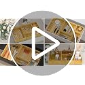 Bamboo Bathroom Drawer Organizer Dividers, Wooden Kitchen Utensil - Image 8