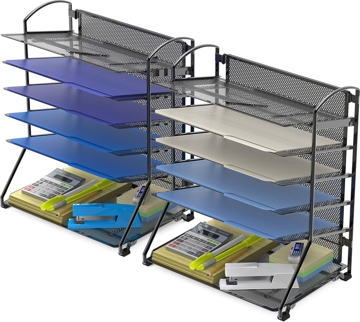 Simple Houseware 2 Packs 6-Tier Desk Organizer & Sli | All Products - Image 1