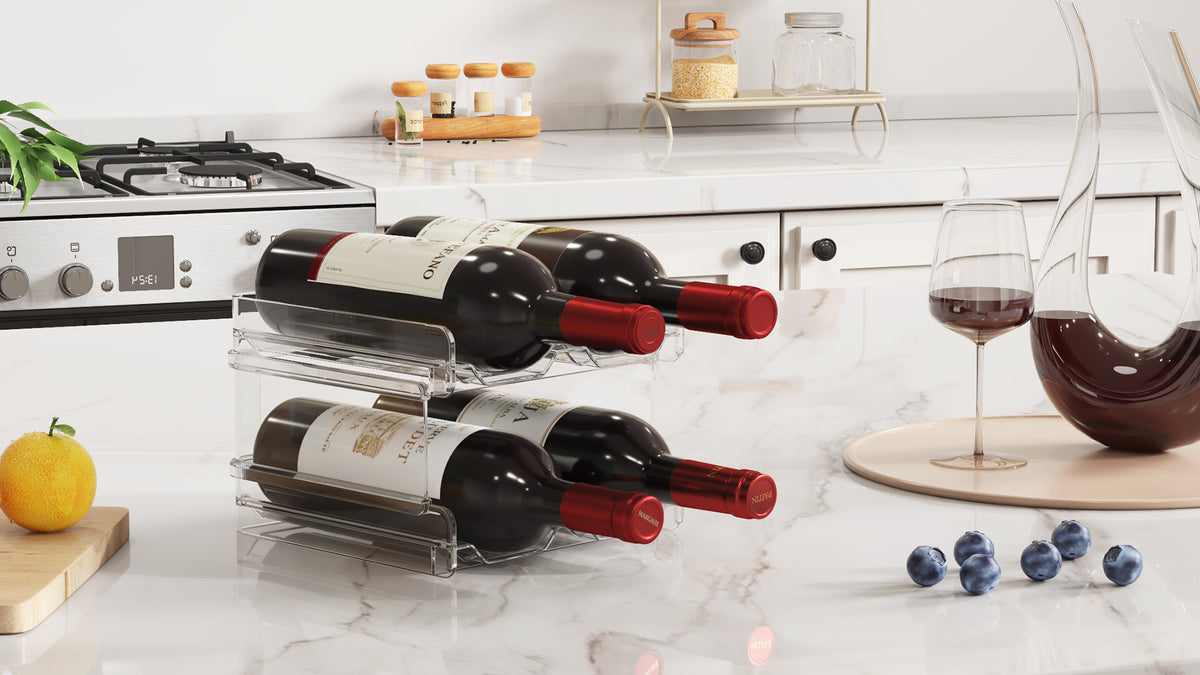 Lifewit Stackable Wine Rack for Cabinet, Plastic Ref | All Products - Image 8