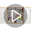 Under Sink Organizer, 2-Pack L-Shaped Metal Pull-Out Drawers - Image 8