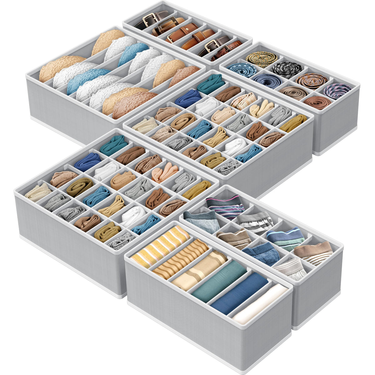 Simple Houseware Closet Underwear Organizer Drawer Divider - Image 1