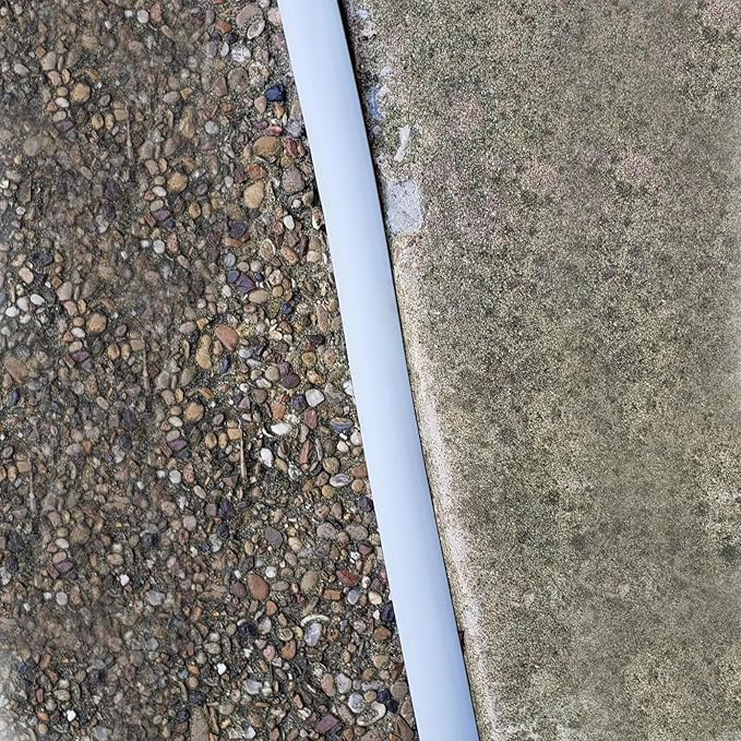 Flexible EPDM Rubber Strip (25 ft Long and 1-1/2 inch Wide, Suitable for 1-1/4“ to 1-1/2”) for Concrete Crack Repair and Replacement - Weather and Aging Resistant Expansion Joint Filler for Driveways