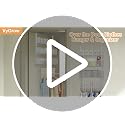 VyGrow Over The Door Towel Rack with 3 Tier Mesh Baskets - Image 8