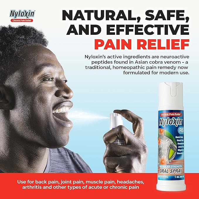 Nyloxin Easy Squeeze Bottle (2oz) & Flavored Oral Spray (1oz)