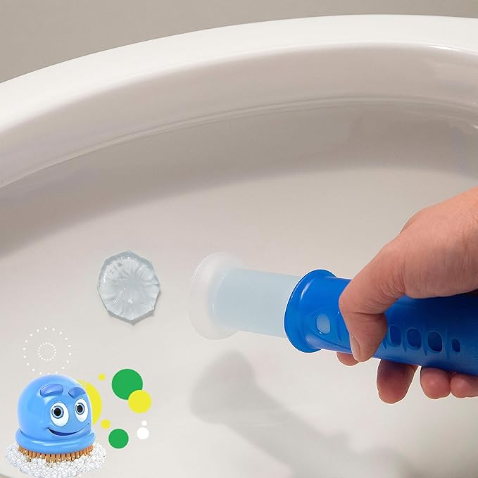 Scrubbing Bubbles Fresh Gel Toilet Bowl Cleaning Stamps Refills, Helps Keep Toilet Clean and Helps Prevent Limescale & Rings, Citrus Scent, 12 Stamps (Pack of 6)