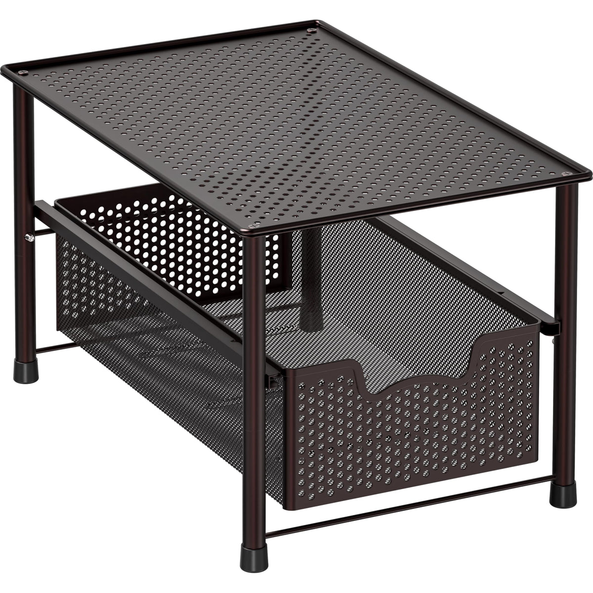Simple Houseware Stackable Under Sink Sliding Basket | All Products - Image 1