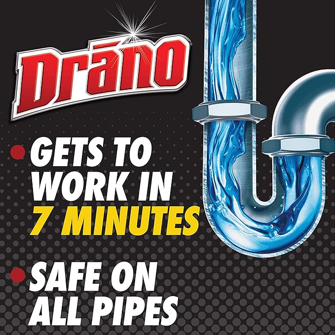 Drano Max Gel Clog Remover, 80 oz