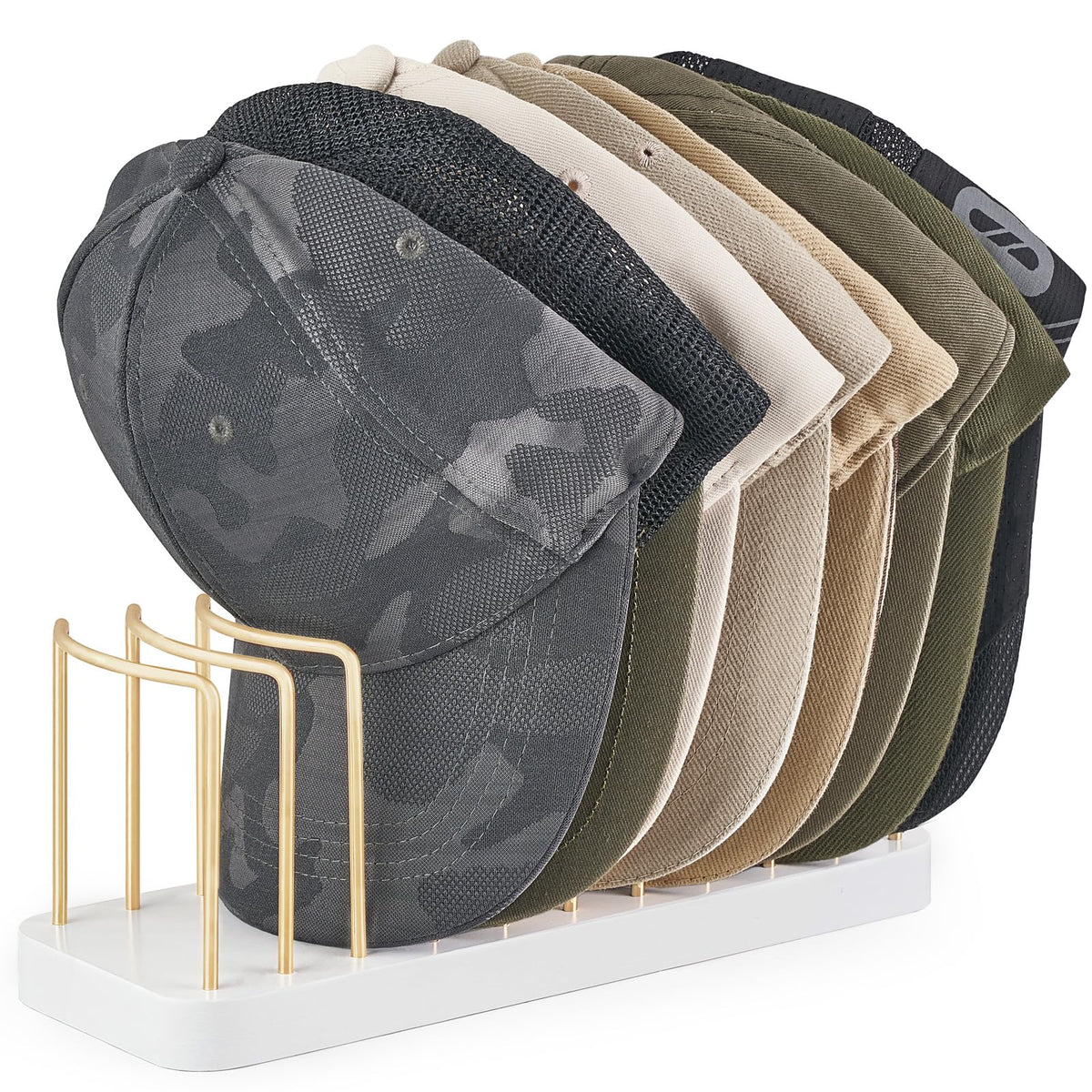 Mkono Hat Organizer for Baseball Caps, Hat Holder Storage - Image 1