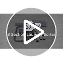 STORAGE MANIAC 3 Section Laundry Sorter, Laundry Hamper - Image 8