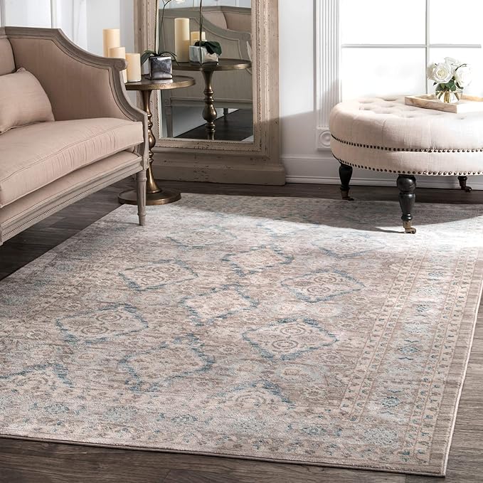 nuLOOM Vintage Sherell Area Rug, 4x6, Taupe