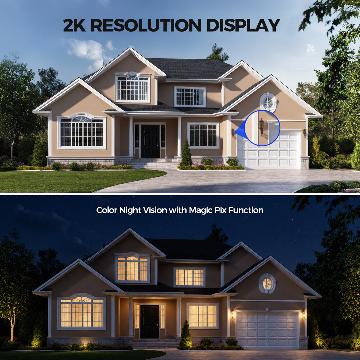 AlkiVision Solar Security Cameras Wireless Outdoor - 2K Night - Image 8