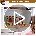 Lenwi Spice Rack Organizer for Cabinet, 3 Tier Expan - Image 8